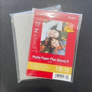 Canon Photo Paper Glossy  II PP-201 4x6”